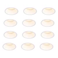 12 db-os beépíthető spotlámpa szett fehér GU10 50 mm IP44 - Dept