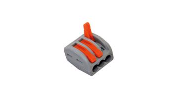 3-utas vezetékösszekötő szett, 0.2-4 mm2, 32A, 250V/4kV, 10 db-os kiszerelés