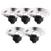 5 darabos GU10 3 lépésben dimmelhető LED izzó készlet 111mm 10.5W 770lm 2700K