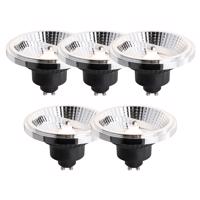 5 darabos GU10 3 lépésben dimmelhető LED izzó készlet 111mm 10.5W 770lm 3000K