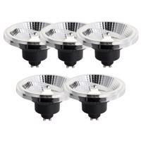 5 darabos GU10 3 lépésben dimmelhető LED izzó készlet 111mm 10.5W 770lm 4000K