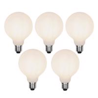 5 db E27 3 fokozatban szabályozható LED lámpa G95 mattüveg 5W 550 lm 2700K