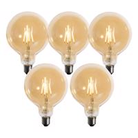 5 db E27 3 fokozatú dimmelhető LED arany G125 4W 450lm 2700K