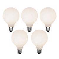 5 db E27 3 fokozatú dimmelhető LED izzó G95 Matt 5W 550lm 3000K szett