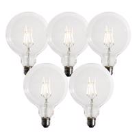 5 db E27 Dimmelhető LED izzó G125 5W 450lm 3000K