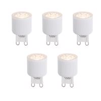 5 db G9 20 mm 3 fokozatú dimmelhető LED izzó szett 3W 300 lm 2700K