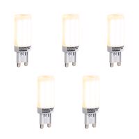 5 db G9 3 fokozatú dimmelhető LED izzó opál üveg 4,5W 500lm 2700K