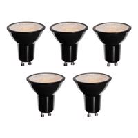 5 db GU10 3 fokozatban szabályozható LED izzó 50mm méhsejt 6W 400LM 3000K
