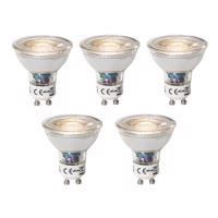 5 db GU10 dimbare LED lamp 3W 200 lm 3000K