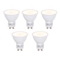 5 db GU10 LED izzó szett szürkületi érzékelővel 5W 380lm 2700K