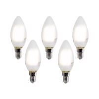 5 db Okos E14 LED izzók C35 Matt 4.2W 470lm 2700-6500K