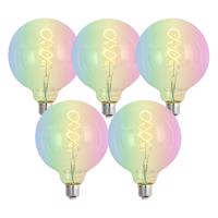 5 db Okos E27 Dimmelhető LED Izzó G125 RGBW 4W 250lm 2700K
