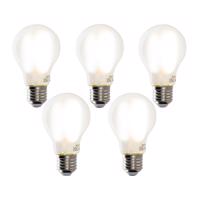 5 db-os okos E27 LED izzó szett A60 Matt 7W 806lm 1800-4000K
