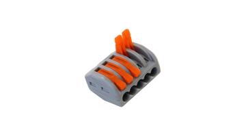5-utas vezetékösszekötő szett, 0.2-4 mm2 32A, 250V/4kV, 10 db