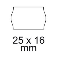 Árazószalag Fehér 2 soros 14,5m (25x16mm) 900db/tekercs