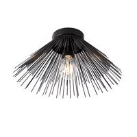 Art Deco mennyezeti lámpa fekete, fényeffektussal - Broom