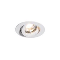 Beépíthető spotlámpa fehér, dönthető, 8,2 cm, beépített dimmelhető LED, IP54 védettségű, ultraf vékony - Pupil