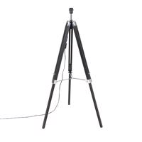 Country állólámpa fekete, búra nélkül - Tripod