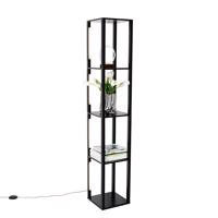 Design állólámpa fekete, LED-del 3 fokozatban szabályozható - Tianna