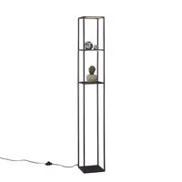 Design állólámpa fekete, LED-del, érintőképernyős fényerőszabályzóval - Jitske