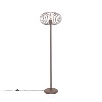 Design állólámpa rozsdabarna drótból - Johanna