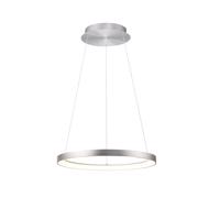 Design hanglamp aluminium incl. LED dimbaar easylift - Hoop