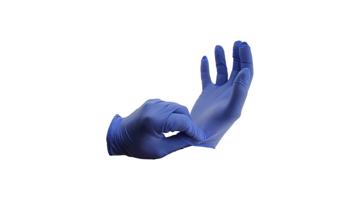 Egyszerhasználatos nitril kesztyű – púdermentes, latexmentes, S méret 100 db/box