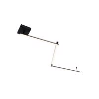 Fekete mennyezeti lámpa 148,8 cm LED-del 3 fokozatban szabályozható - annuschka