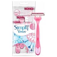 Gillette eldobható borotva női simply venus 3 basic (4 db / csomag)