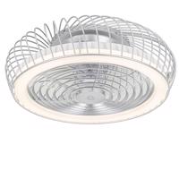 Intelligens mennyezeti ventilátor ezüst távirányítóval - Crowe