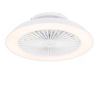 Intelligens mennyezeti ventilátor fehér távirányítóval - Deniz