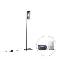 Intelligens modern állólámpa, fekete, Wifi ST64 - Balenco Wazo