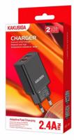 KAKU Dual Port adapter Smart Charger Fekete (EU)