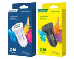 KAKU Intelligens Dual Port autós töltő fehér