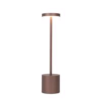 Kültéri asztali lámpa bronz, LED-del, érintős dimmerrel, újratölthető - Dupont