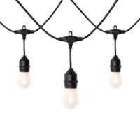Kültéri fényfüzér 10 m LED-del 10-lámpás napelemes - Russell