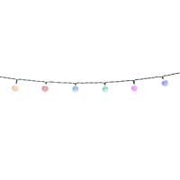 Kültéri fényfüzér 7m LED-del 50-lámpás RGBW napelemes - Festival