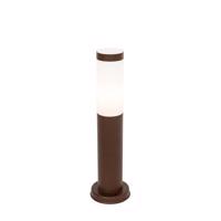 Kültéri lámpaoszlop rozsdabarna opállal 45 cm IP44 - Rox