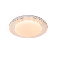 Mennyezeti lámpa fehér, 38 cm, LED-del, távirányítóval - Jochem