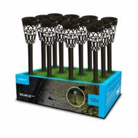 Modee Lighting LED Szolár Napelemes Leszúrható Lámpa GS006 (38cm) (12db/display)