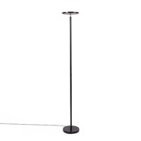 Modern állólámpa fekete, LED-del érintőképernyővel - Hanz
