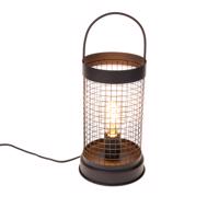 Modern asztali lámpa szürke 44 cm - Horario