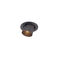 Modern beépíthető spotlámpa, antracit szürke, GU10, 50 mm, kerek, dönthető - Installa