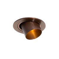 Modern beépíthető spotlámpa sötét bronz GU10 35 mm kerek dönthető - Installa