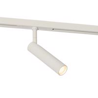 Modern fehér spotlámpa 1 fázisú sínrendszerhez - Slimline Uzzy