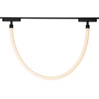 Modern fekete függőlámpa 1 fázisú sínrendszerhez 8W 3000K - Magnetic Tautau