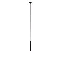 Modern fekete függőlámpa 1 fázisú sínrendszerhez - Slimline Keno