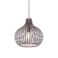 Modern függőlámpa barna 38 cm - Sapphira