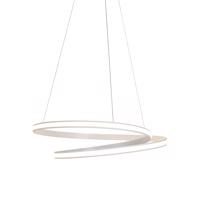 Modern függőlámpa fehér 74 cm, LED-del szabályozható - Rowan