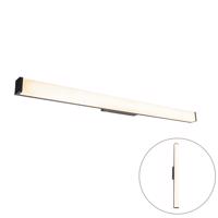 Modern fürdőszoba fali lámpa fekete 92 cm IP44 - Cascada